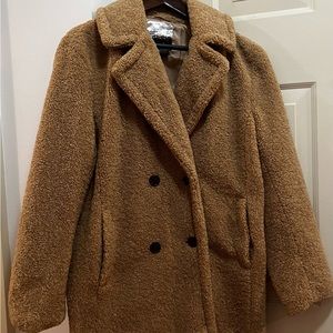 KENSIE
Faux Fur Double Breasted Teddy Coat
